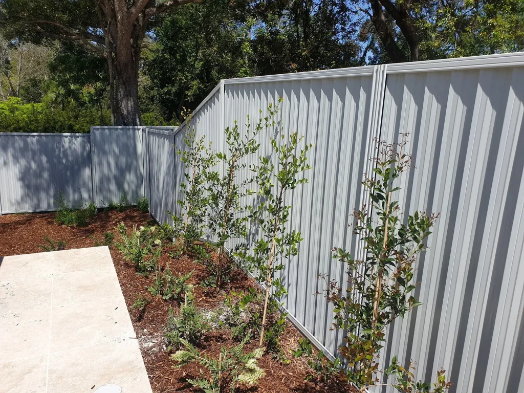 Colorbond fence